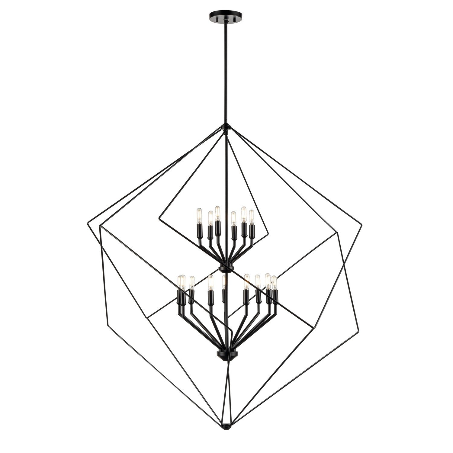 DVI Canada - DVP44949EB - 15 Light Foyer Pendant - Ashoona - Ebony ...