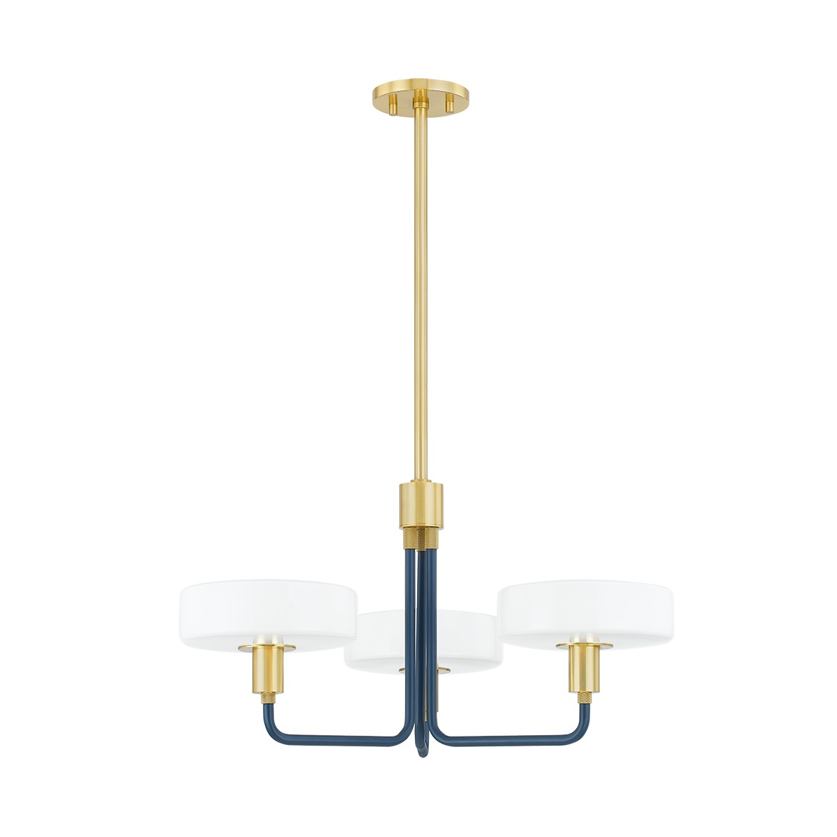 Mitzi Canada - H886803-AGB/SBL - Three Light Chandelier - Aston - Aged ...