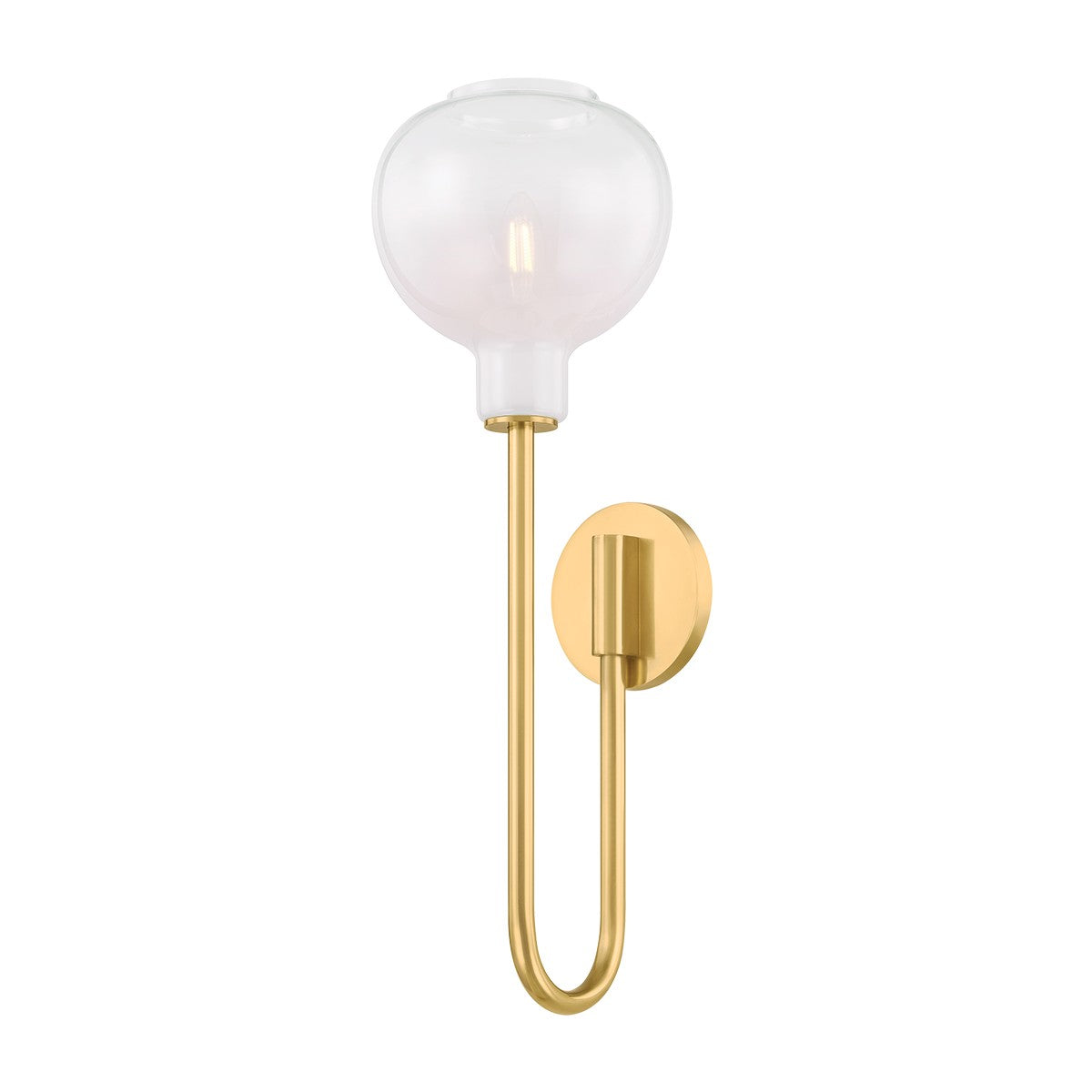 Mitzi Canada - H990101-AGB - One Light Wall Sconce - Estelle - Aged ...