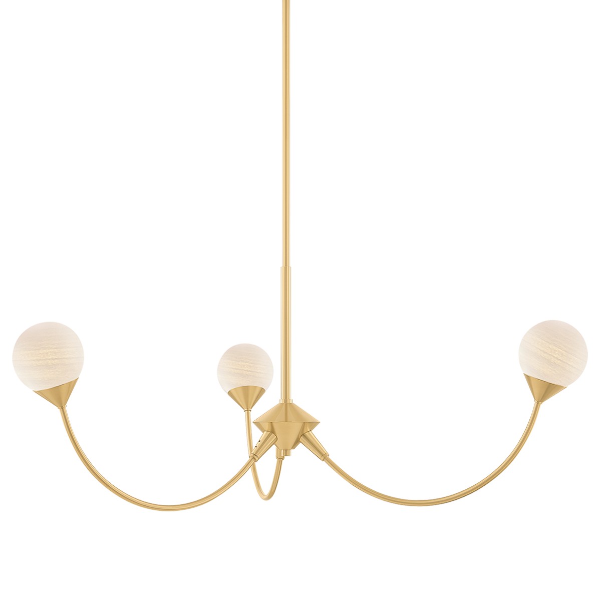 Mitzi Canada - H1051803-AGB - LED Chandelier - Natasha - Aged Brass ...