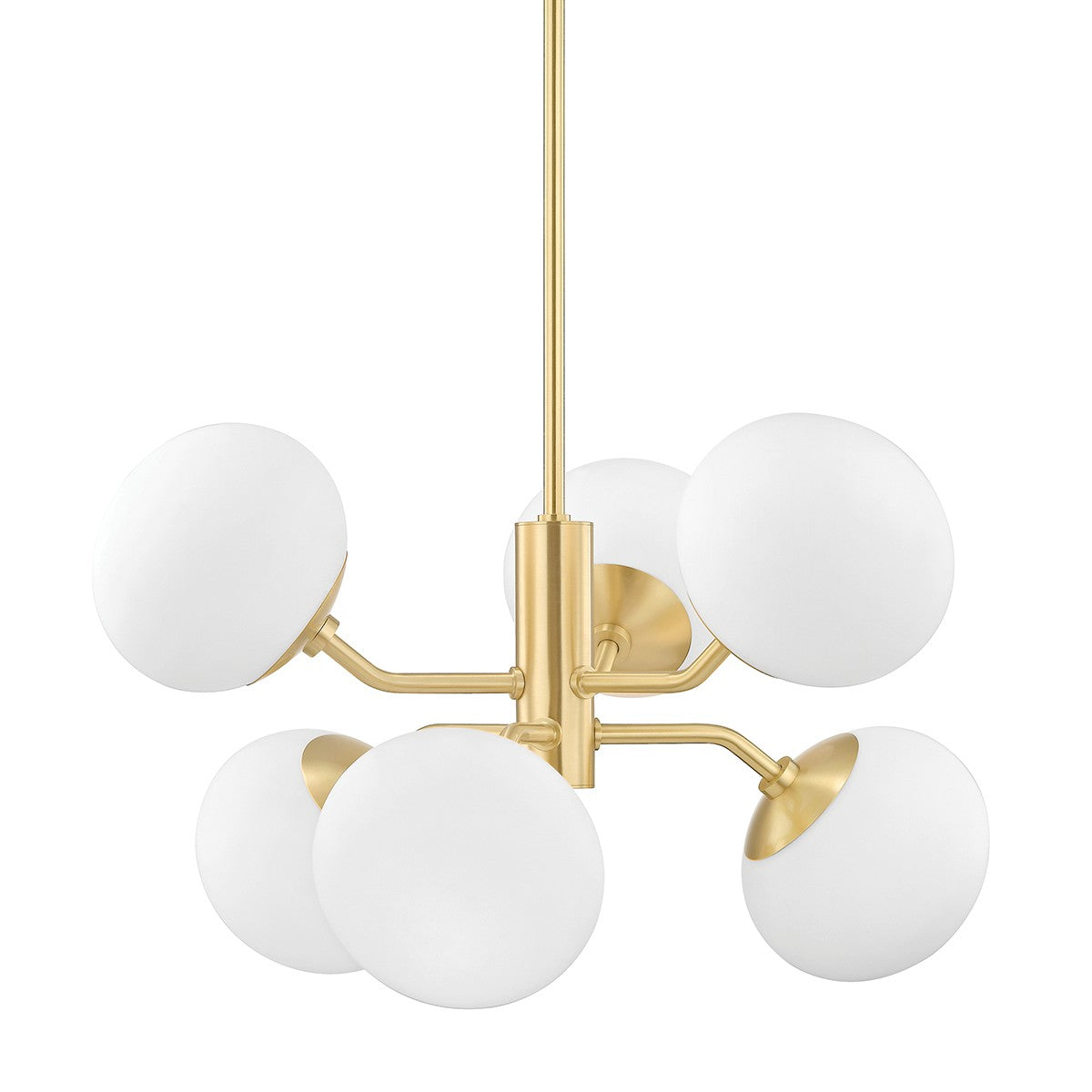 Mitzi Canada - H134806-AGB - Six Light Chandelier - Estee - Aged Brass ...