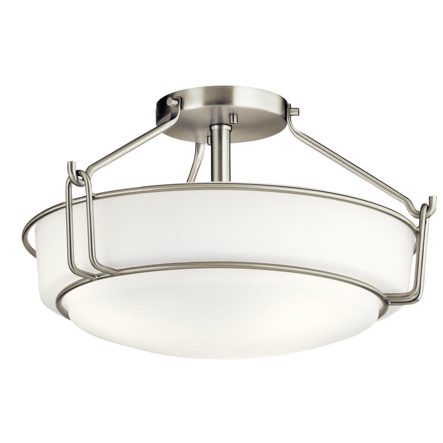 Kichler Canada - 44085NI - Three Light Semi Flush Mount - Alkire ...