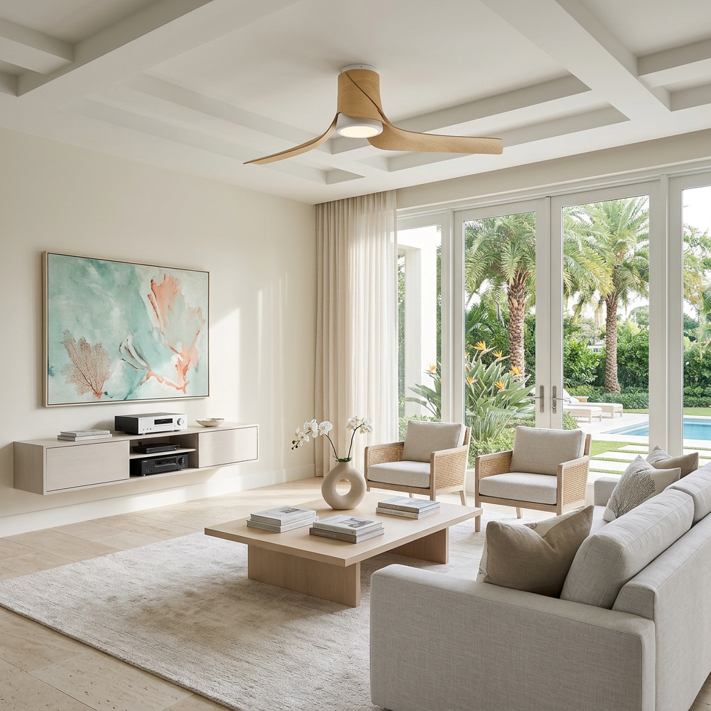Banana Leaf 53" Flush Ceiling Fan by | The Lighting Shoppe Canada ...