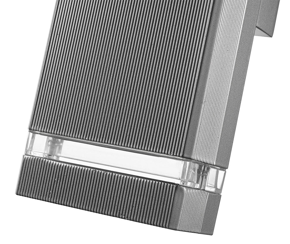 Brisson 2-Light Up Down Black Outdoor Wall Light