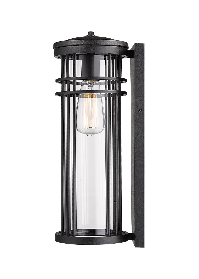 Sicily 1-Light Clear Large Outdoor Wall Light