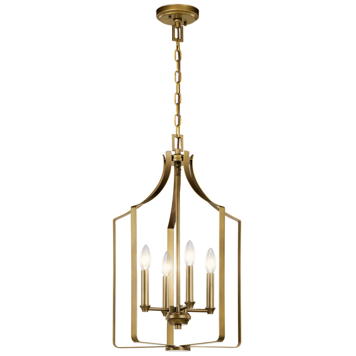 Kichler Canada - 42496NBR - Four Light Mini Chandelier - Morrigan - Natural Brass
