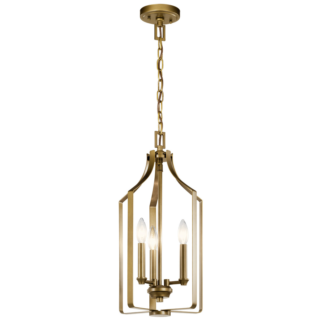 Kichler Canada - 42499NBR - Three Light Pendant - Morrigan - Natural Brass