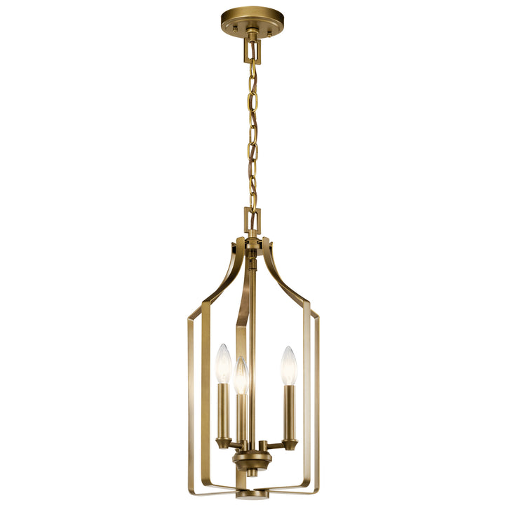 Kichler Canada - 42499NBR - Three Light Pendant - Morrigan - Natural Brass
