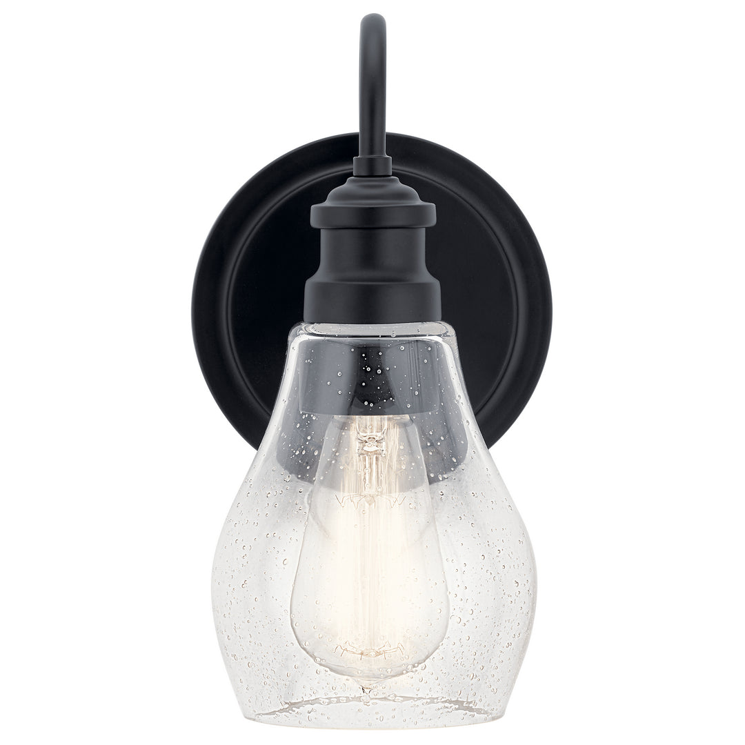 Kichler Canada - 45390BK - One Light Wall Sconce - Greenbrier - Black
