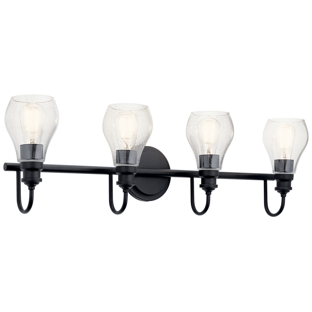 Kichler Canada - 45393BK - Four Light Bath - Greenbrier - Black