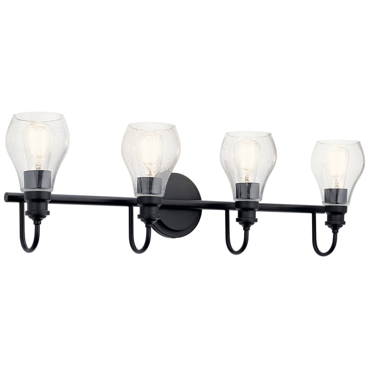 Kichler Canada - 45393BK - Four Light Bath - Greenbrier - Black