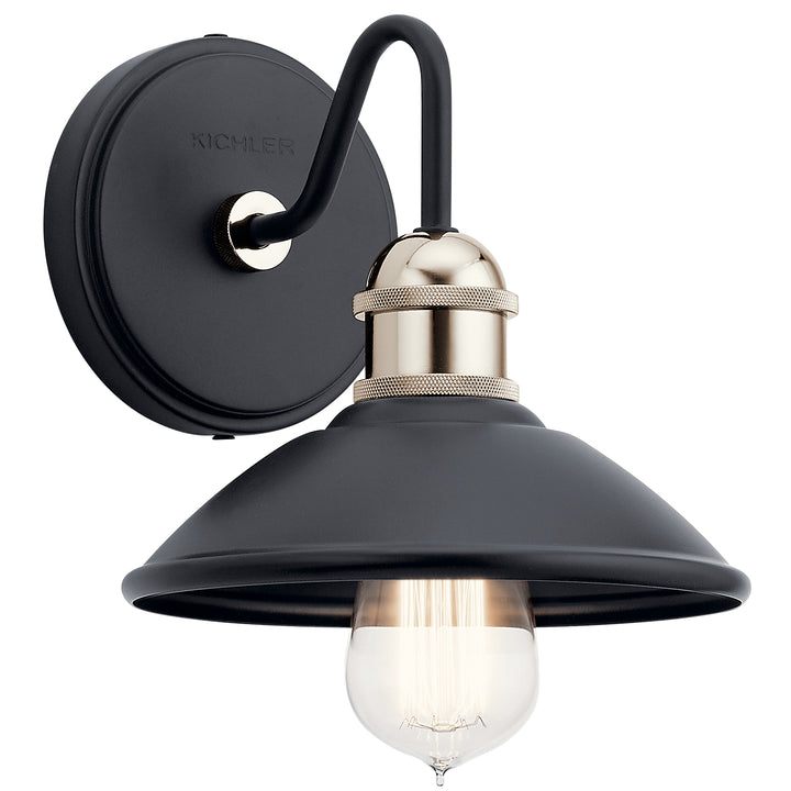 Kichler Canada - 45943BK - One Light Wall Sconce - Clyde - Black