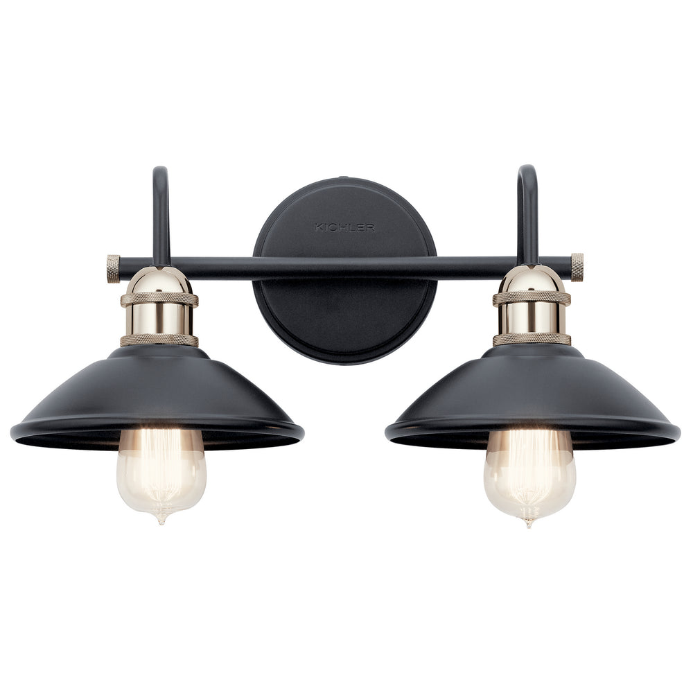 Kichler Canada - 45944BK - Two Light Bath - Clyde - Black