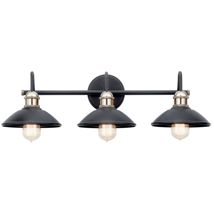 Kichler Canada - 45945BK - Three Light Bath - Clyde - Black