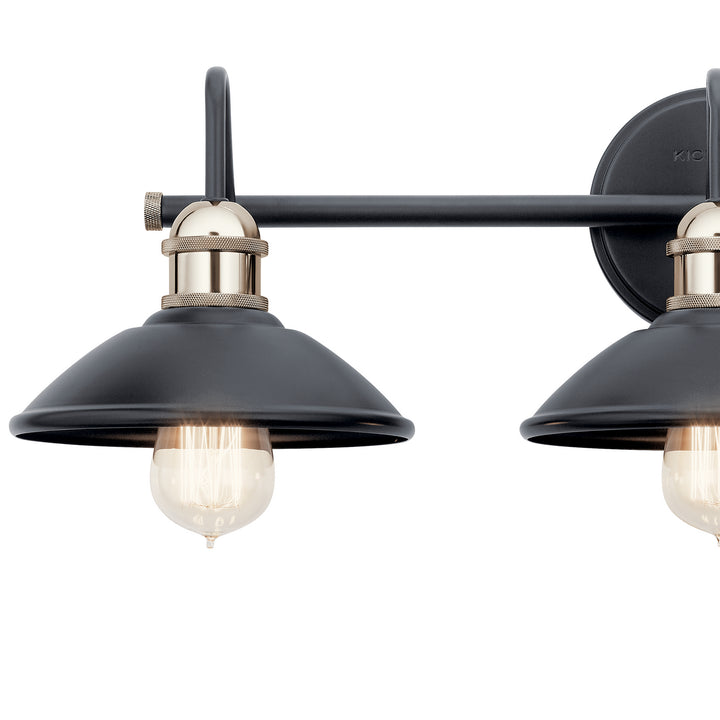 Kichler Canada - 45945BK - Three Light Bath - Clyde - Black