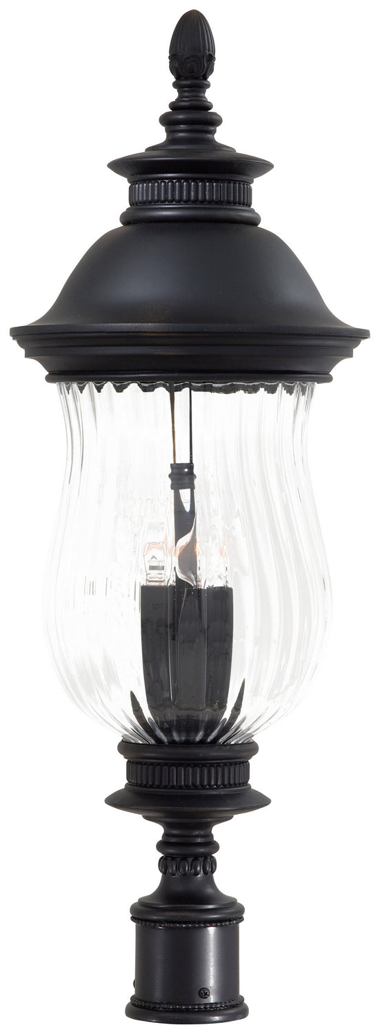 Newport Four Light Post Mount in Heritage - available from The Lighting Shoppe, trusted by Canadian homeowners