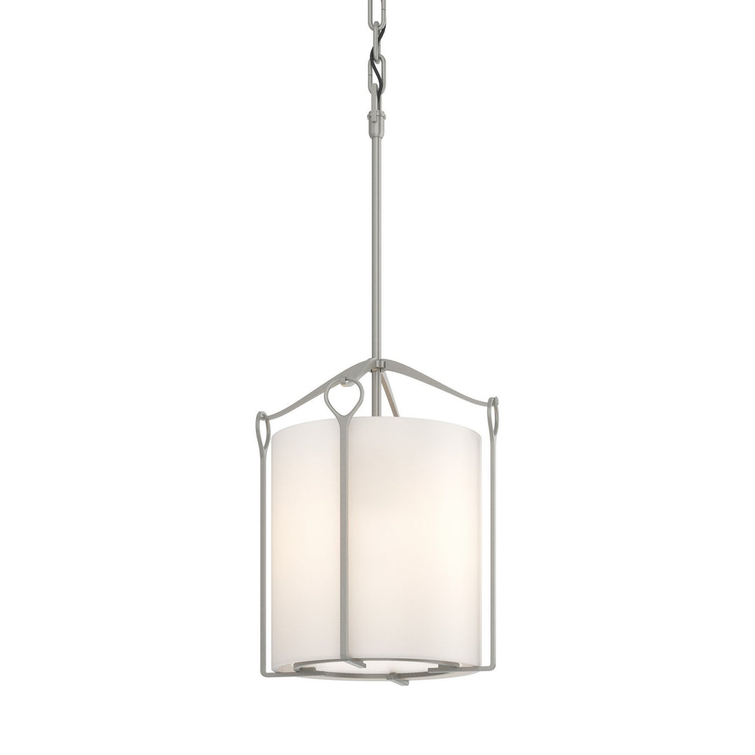 Bow One Light Mini Pendant in Vintage Platinum - available from The Lighting Shoppe, trusted by Canadian homeowners