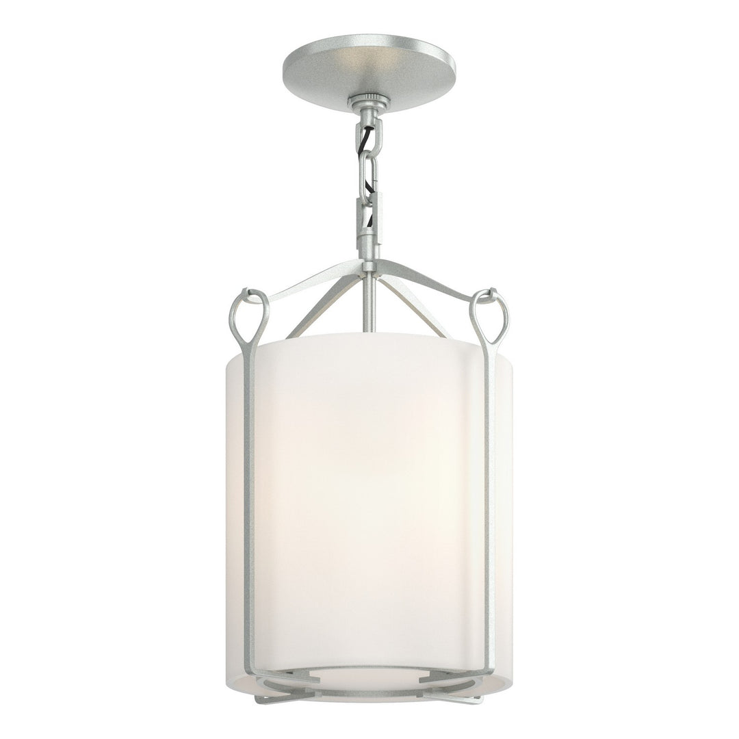 Hubbardton Forge Canada - 121140-SKT-82-GG0137 - One Light Semi-Flush Mount - Bow - Vintage Platinum