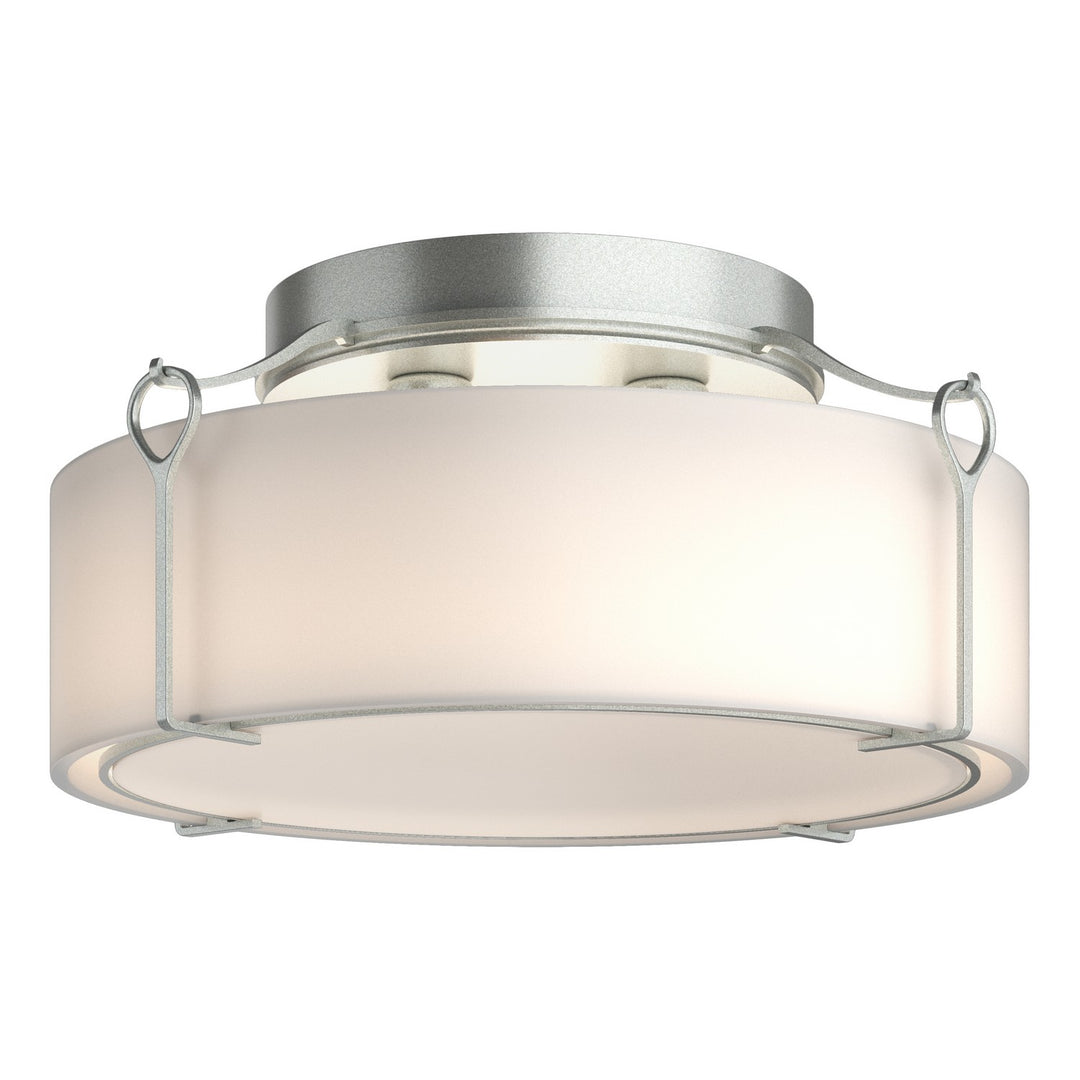 Hubbardton Forge Canada - 121145-SKT-82-GG0216 - Four Light Semi-Flush Mount - Bow - Vintage Platinum