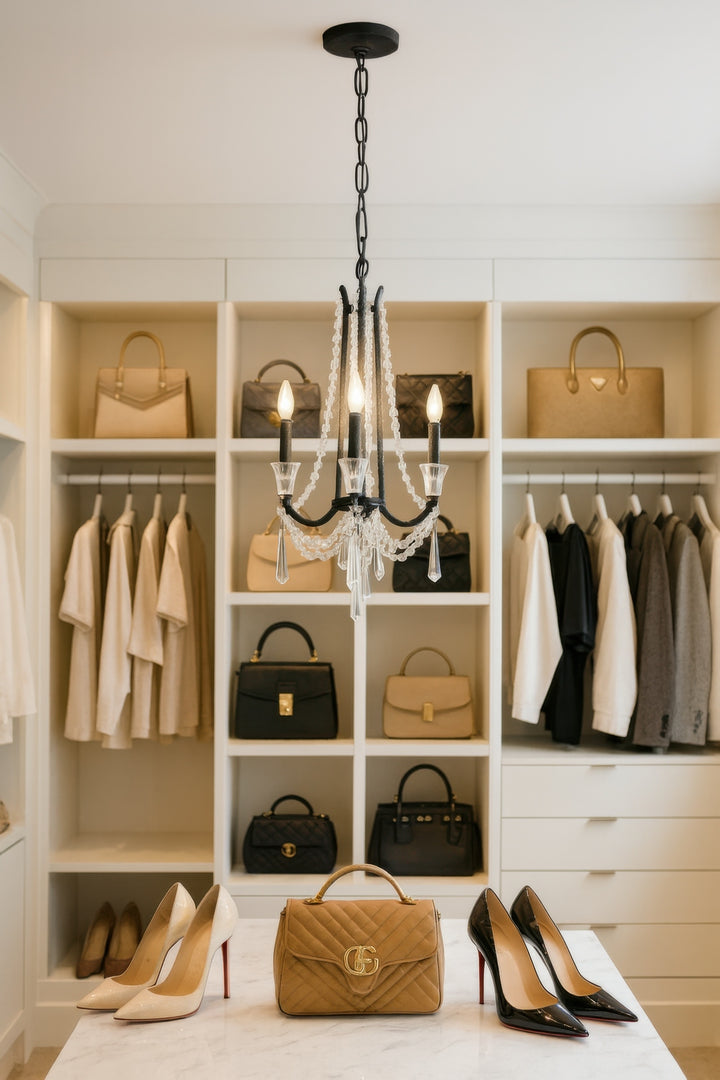 Varaluz - 270C03OX - Three Light Chandelier - Barcelona - Onyx