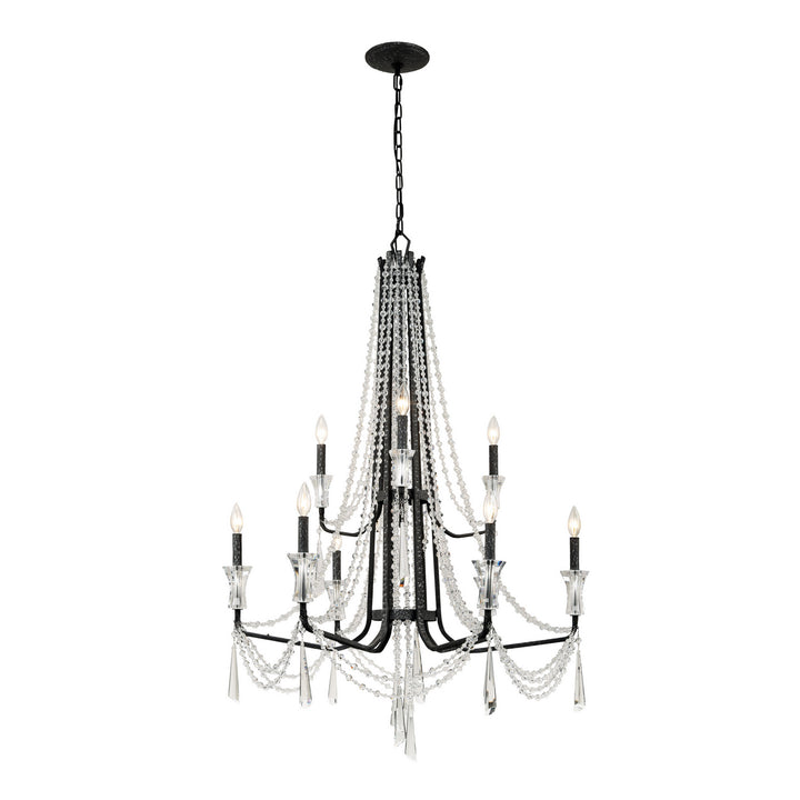 Barcelona Nine Light Chandelier in Onyx - available from The Lighting Shoppe, trusted by Canadian homeowners
