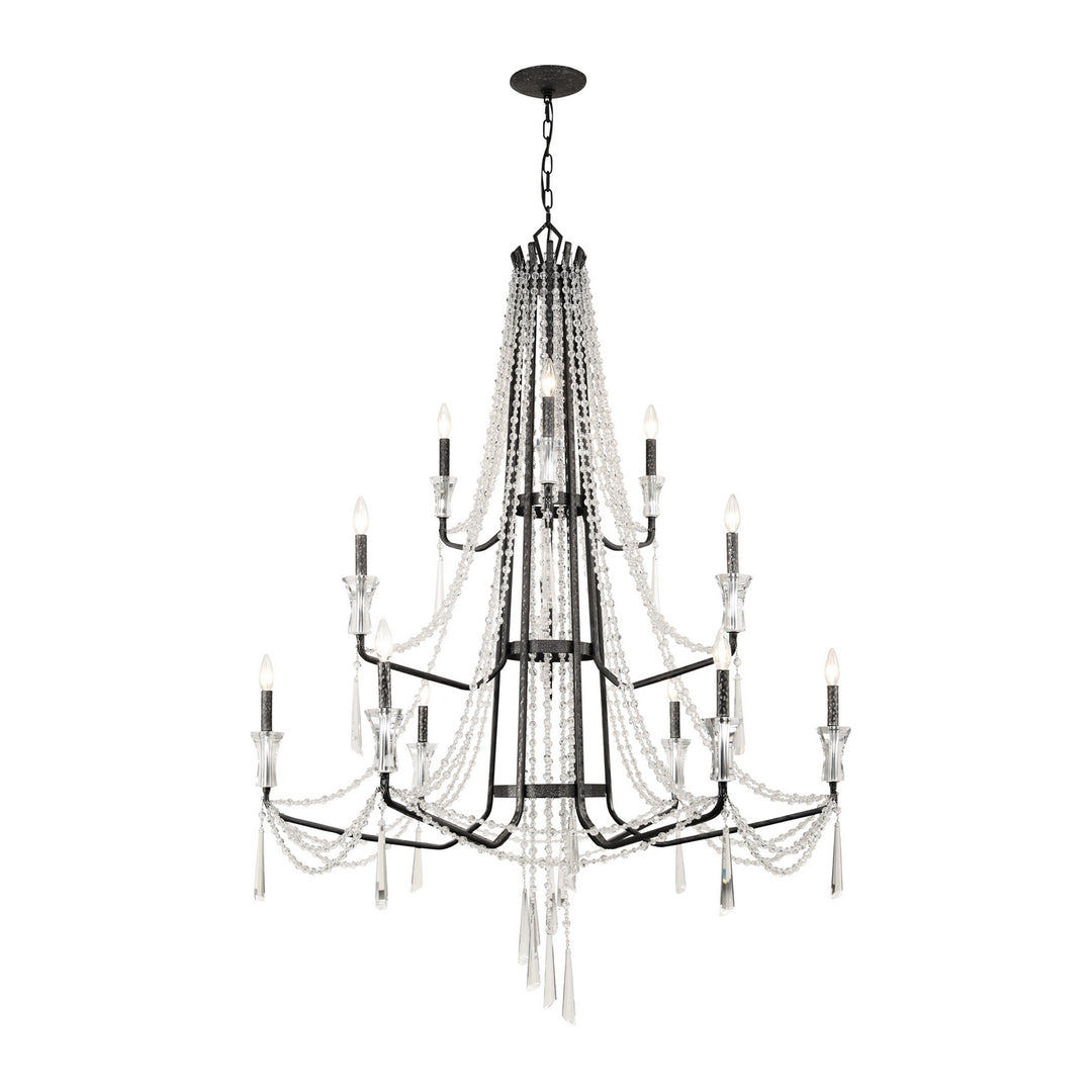 Barcelona 12 Light Chandelier in Onyx - available from The Lighting Shoppe, trusted by Canadian homeowners