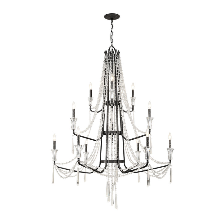 Barcelona 12 Light Chandelier in Onyx - available from The Lighting Shoppe, trusted by Canadian homeowners