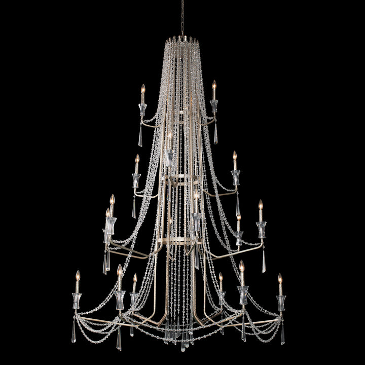 Barcelona 18 Light Chandelier in Transcend Silver - available from The Lighting Shoppe, trusted by Canadian homeowners