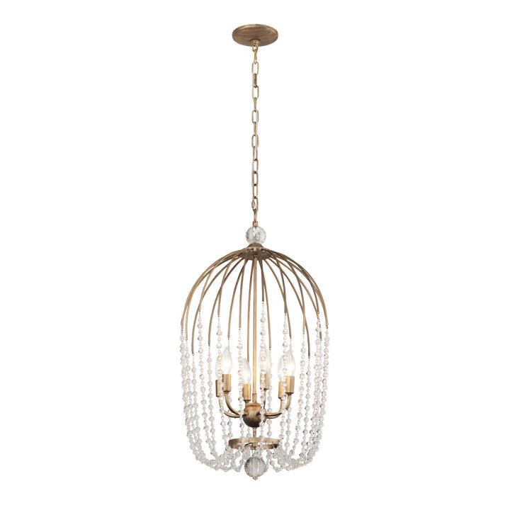 Voliere Six Light Pendant in Havana Gold - available from The Lighting Shoppe, trusted by Canadian homeowners