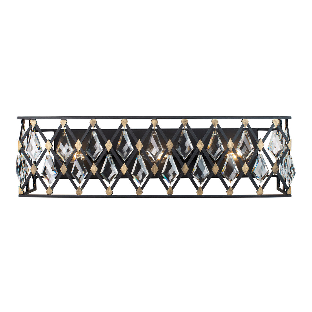 Windsor Three Light Bath in Carbon/Havana Gold - available from The Lighting Shoppe, trusted by Canadian homeowners