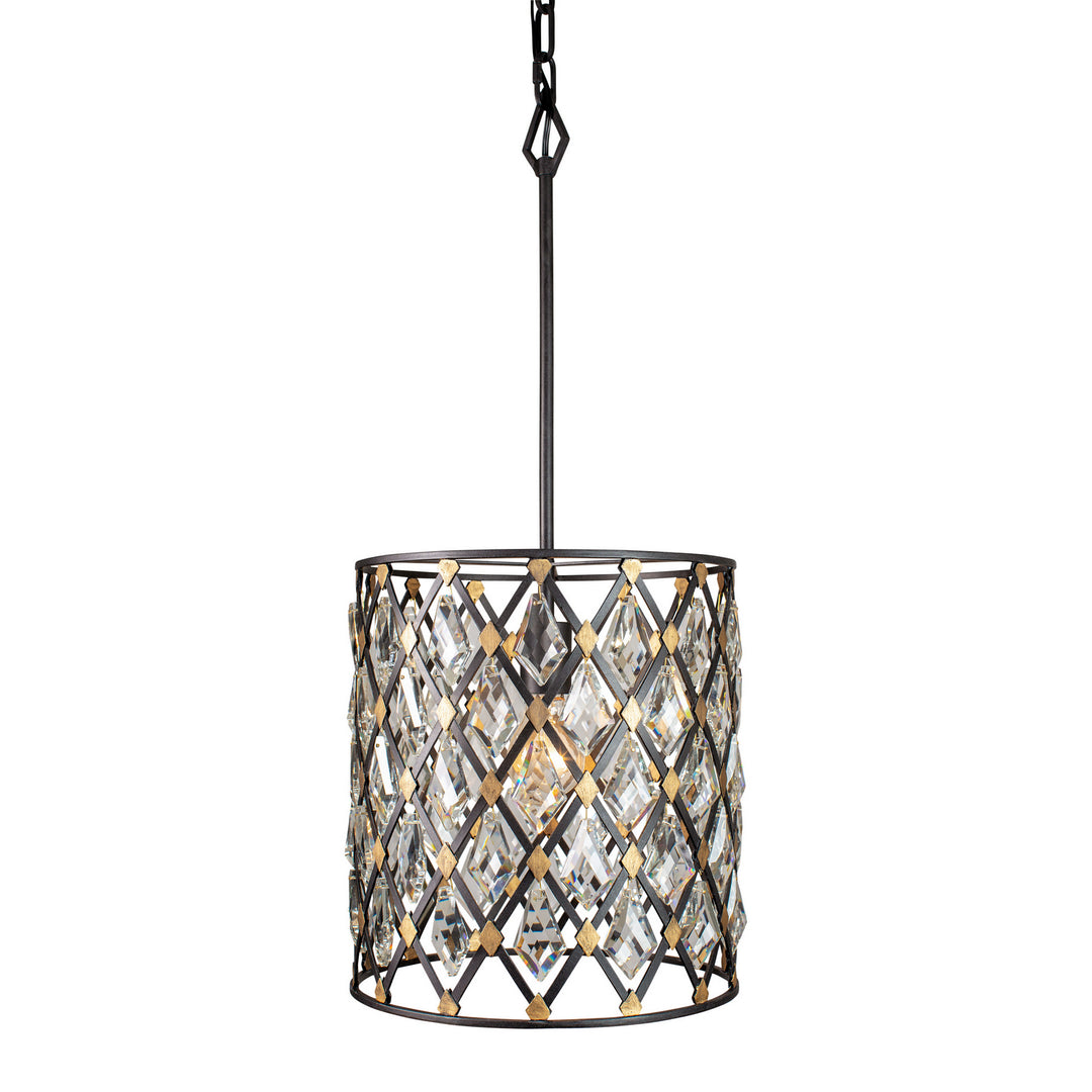 Windsor One Light Pendant in Carbon/Havana Gold - available from The Lighting Shoppe, trusted by Canadian homeowners