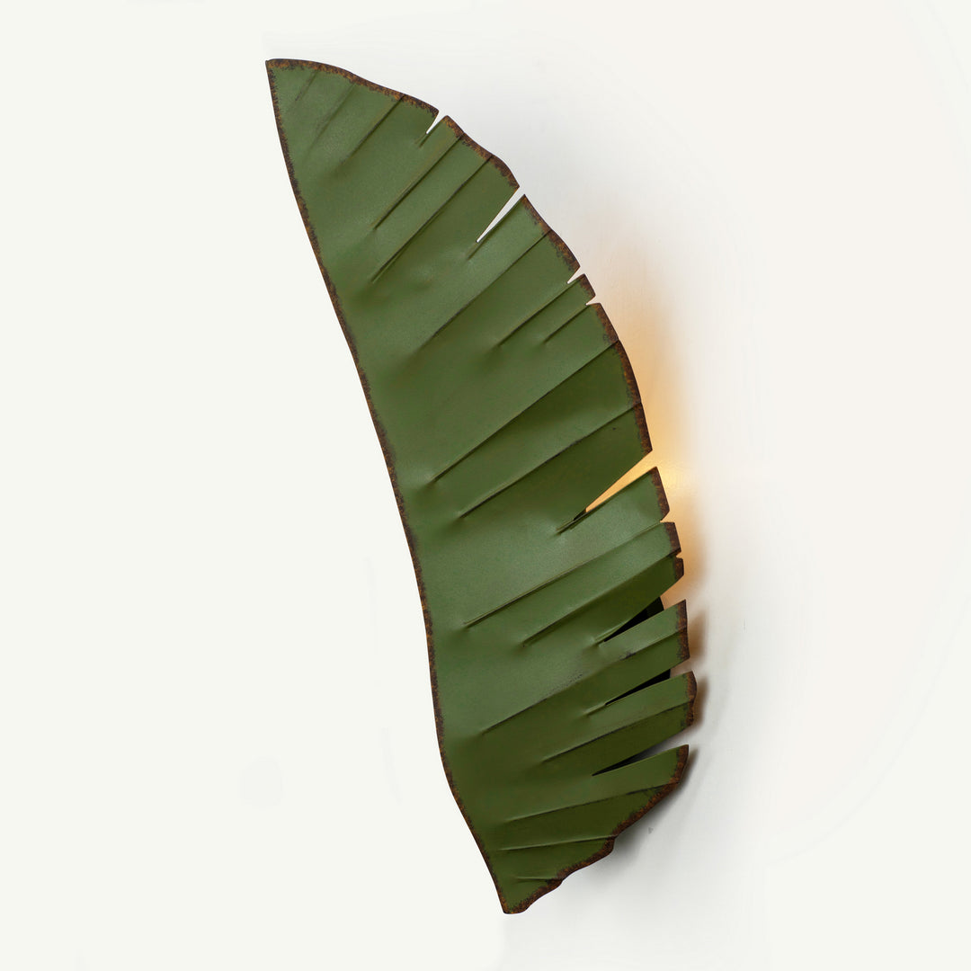 Banana Leaf Three Light Wall Sconce in Banana Leaf - available from The Lighting Shoppe, trusted by Canadian homeowners
