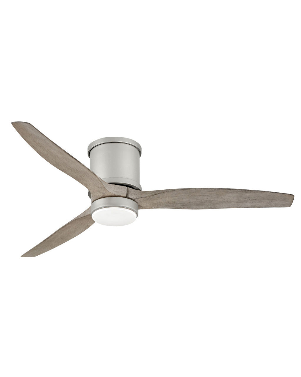 Hover Flush 52"Ceiling Fan in Brushed Nickel - available from The Lighting Shoppe, trusted by Canadian homeowners