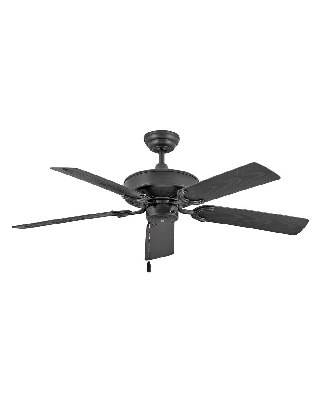 Oasis 52"Ceiling Fan in Matte Black - available from The Lighting Shoppe, trusted by Canadian homeowners