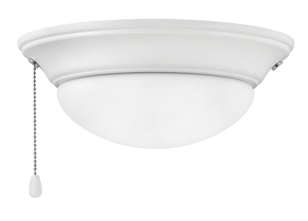 Light Kit Small Low Profile LED Fan Light Kit in Chalk White - available from The Lighting Shoppe, trusted by Canadian homeowners