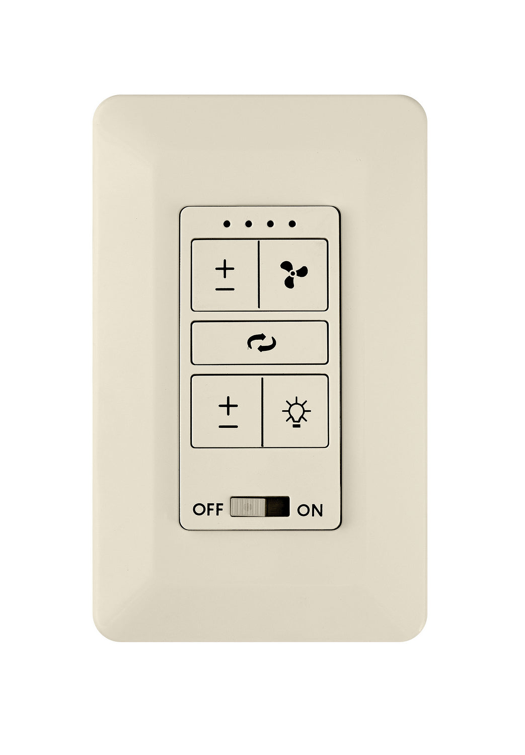 Wall Control 4Spd DC Wall Control in Almond - available from The Lighting Shoppe, trusted by Canadian homeowners