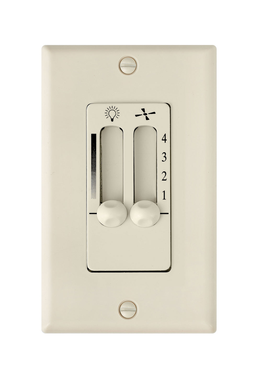 Wall Control 4spd Dual Slide Wall Control in Almond - available from The Lighting Shoppe, trusted by Canadian homeowners