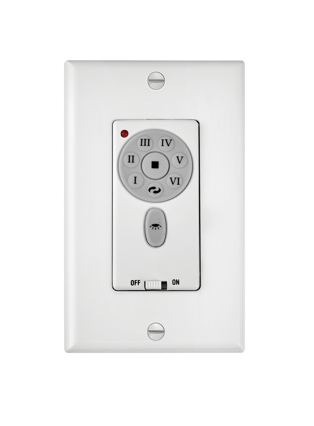 Wall Control 6 Spd DC Wall Control in White - available from The Lighting Shoppe, trusted by Canadian homeowners