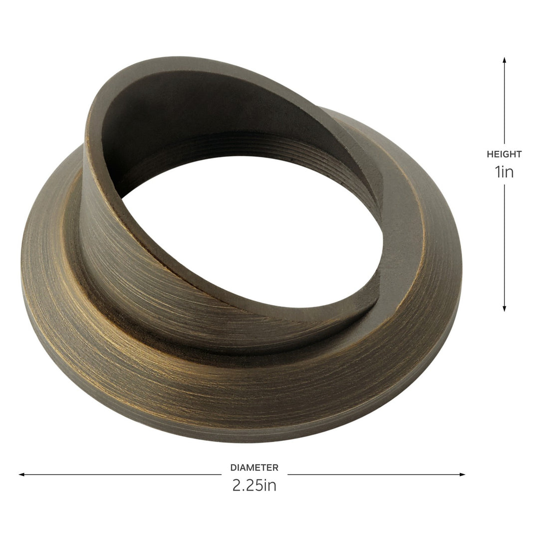 Kichler Canada - 16142CBR - Mini All-Purpose Cowl Accessory - Landscape Led - Centennial Brass