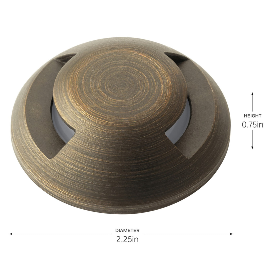 Kichler Canada - 16144CBR - Mini All-Purpose 2Way Top Acc - Landscape Led - Centennial Brass