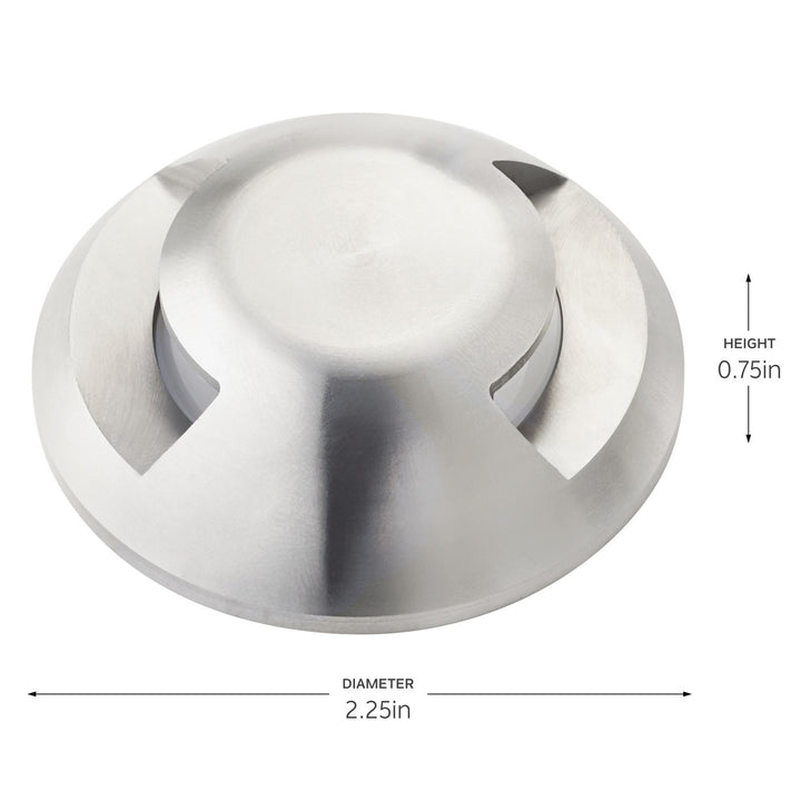 Kichler Canada - 16144SS - Mini All-Purpose 2Way Top Acc - Landscape Led - Stainless Steel