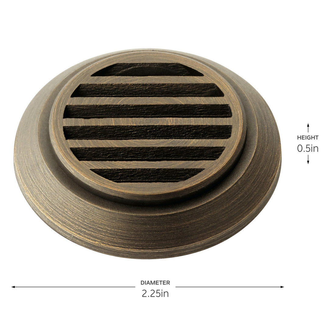 Kichler Canada - 16146CBR - Mini All-Purpose Louver - Landscape Led - Centennial Brass