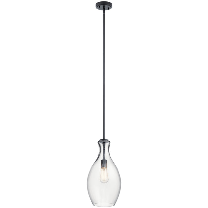 Kichler Canada - 42047BK - One Light Pendant - Everly - Black