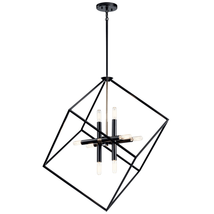 Kichler Canada - 42526BK - Eight Light Chandelier - Cartone - Black