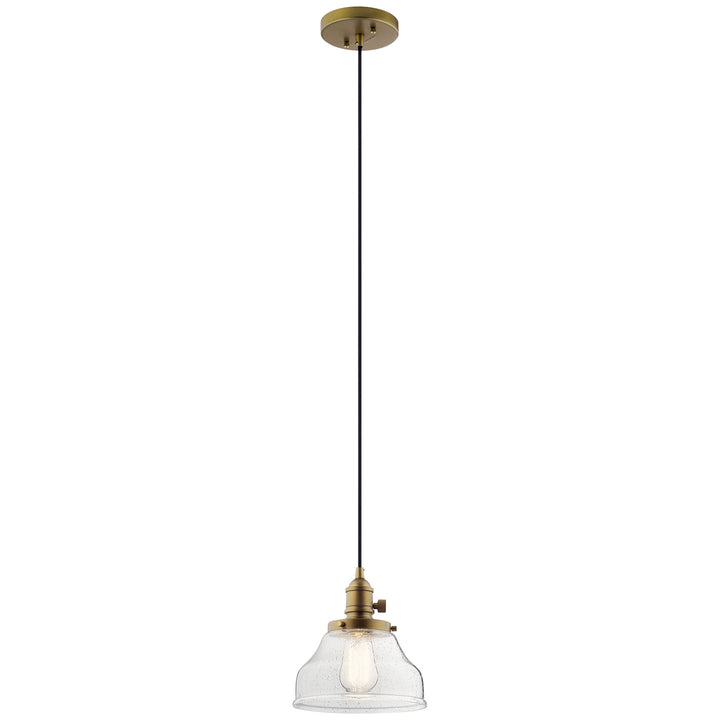 Kichler Canada - 43850NBR - One Light Mini Pendant - Avery - Natural Brass