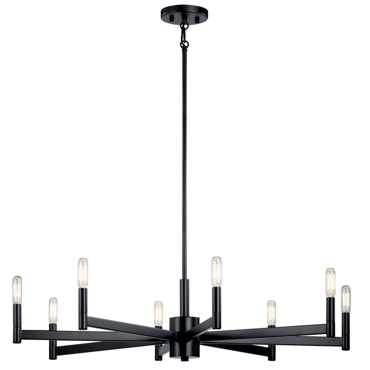Kichler Canada - 43857BK - Eight Light Chandelier - Erzo - Black