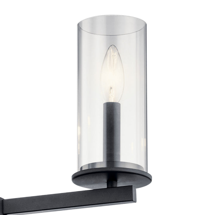Kichler Canada - 43997BK - Three Light Chandelier/Semi Flush - Crosby - Black