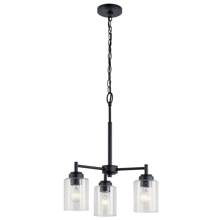 Kichler Canada - 44029BK - Three Light Mini Chandelier - Winslow - Black
