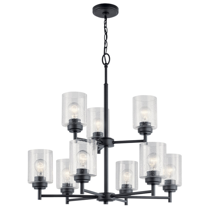 Kichler Canada - 44031BK - Nine Light Chandelier - Winslow - Black