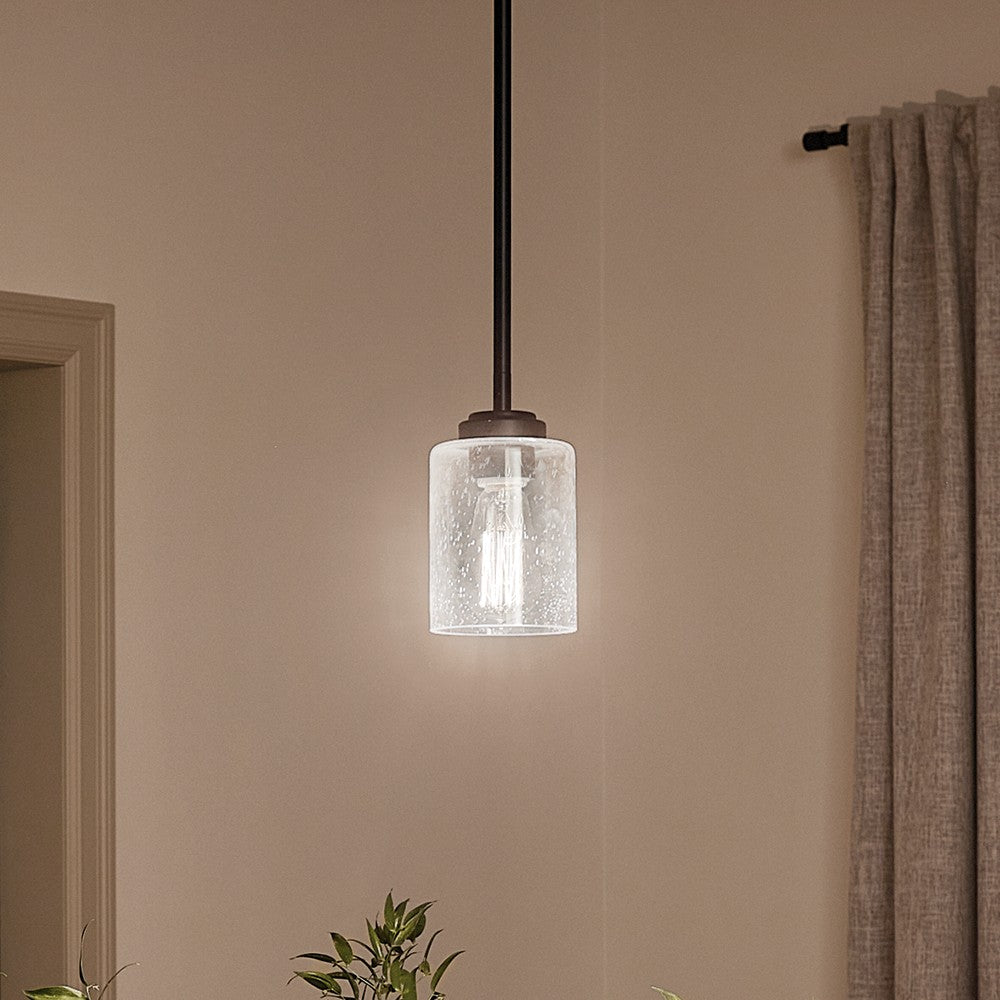 Kichler Canada - 44032BK - One Light Mini Pendant - Winslow - Black